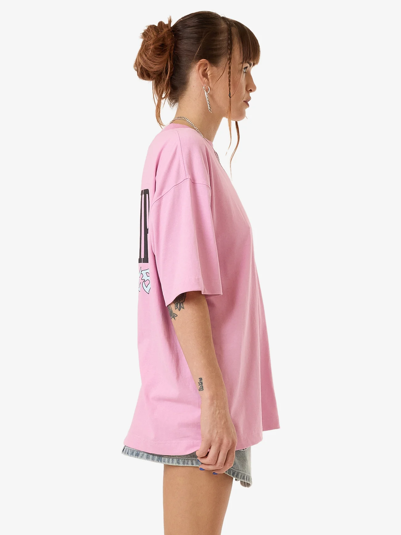 Domination Oversize Fit Tee - Lilac Chiffon - Image 4