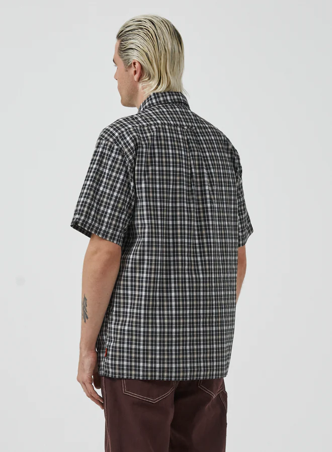 Don't Care Short Sleeve Shirt - Black - Image 3