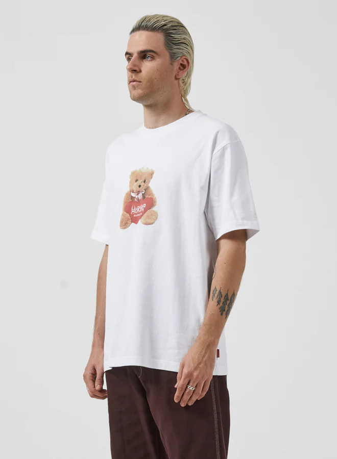 Don't Care Tee - White - Image 2