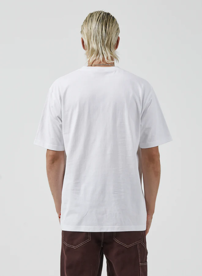 Don't Care Tee - White - Image 4