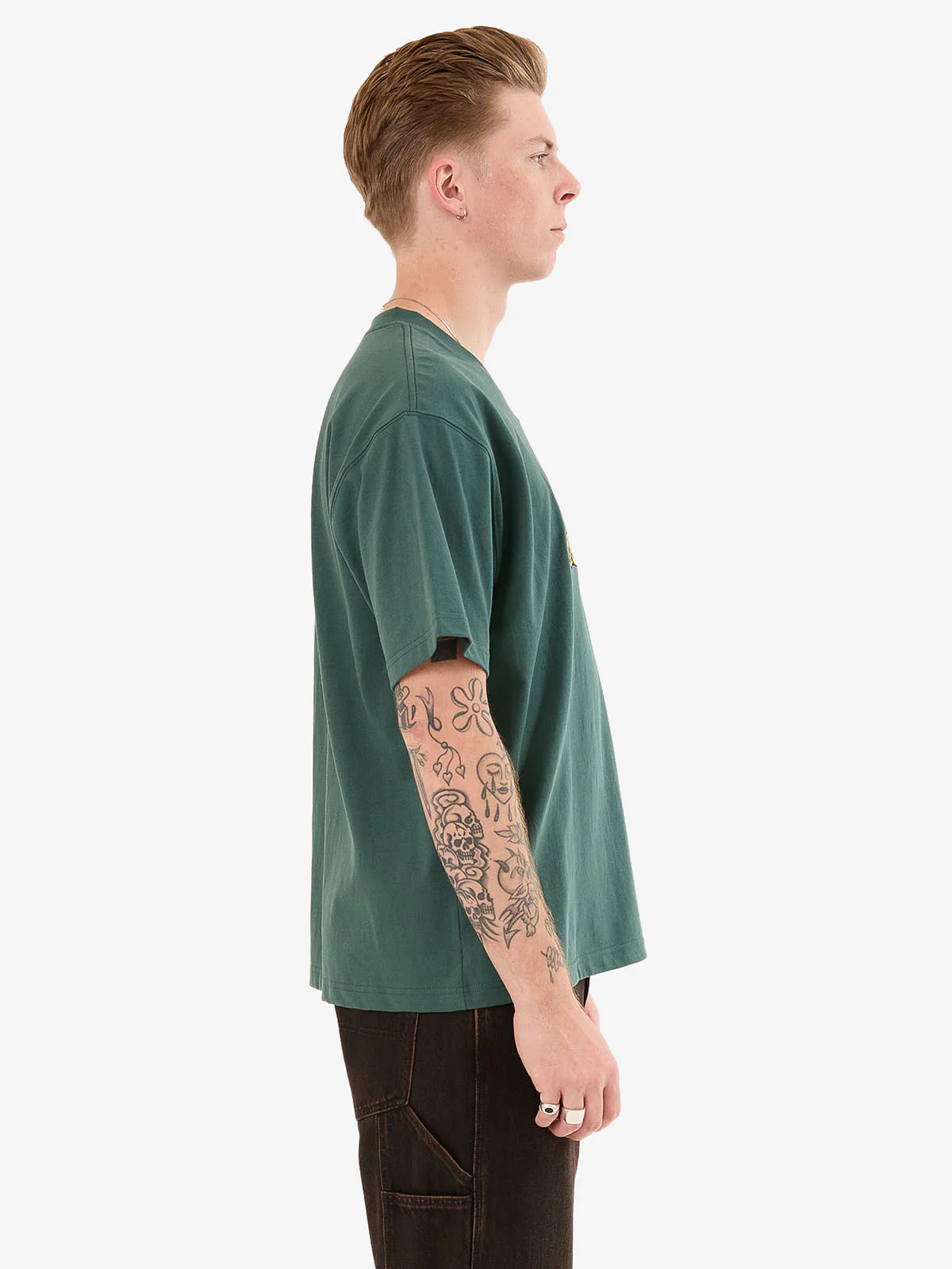 Dont Get Caught Tee - Bistro Green - Image 6