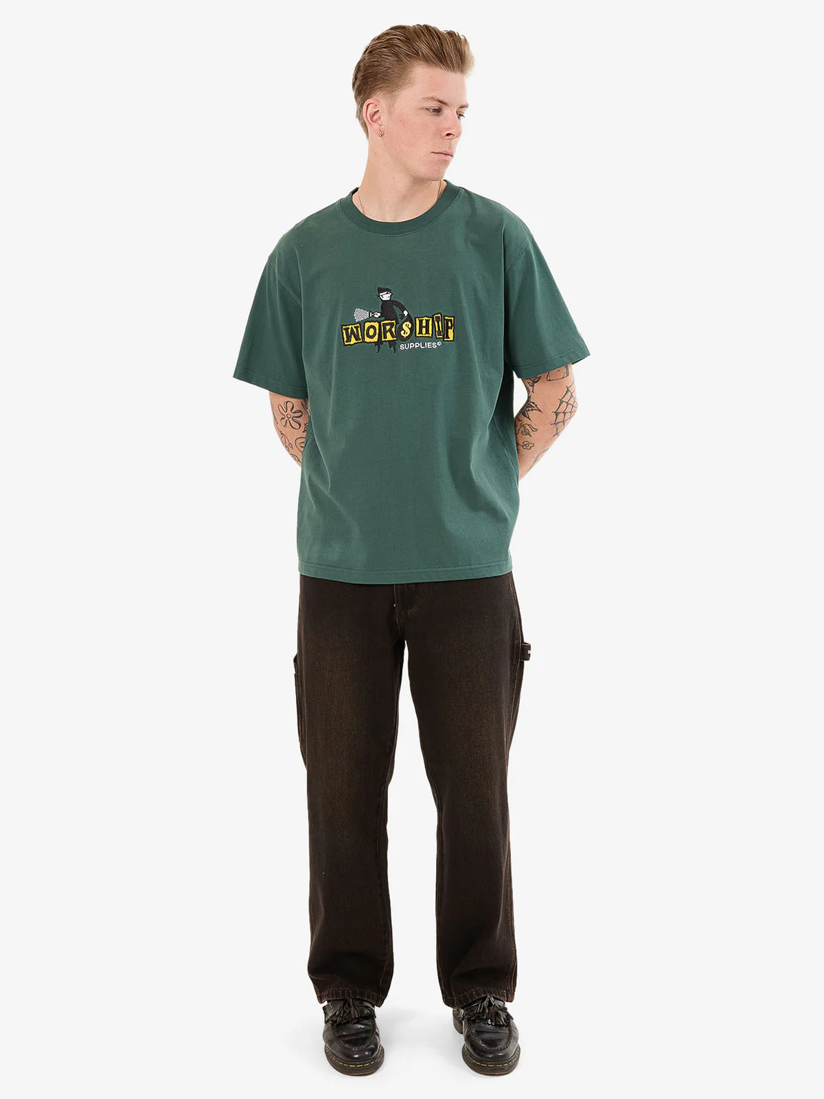 Dont Get Caught Tee - Bistro Green - Image 7