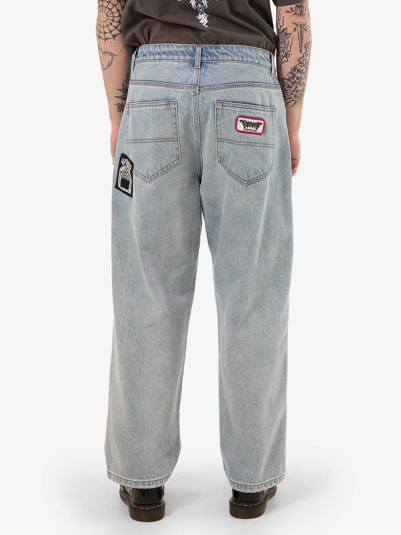 Doom Big Lounger Jean - Bull Denim Blew Dust - Image 2