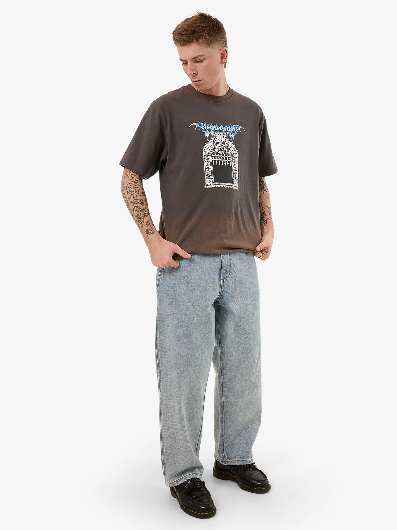 Doom Big Lounger Jean - Bull Denim Blew Dust - Image 5