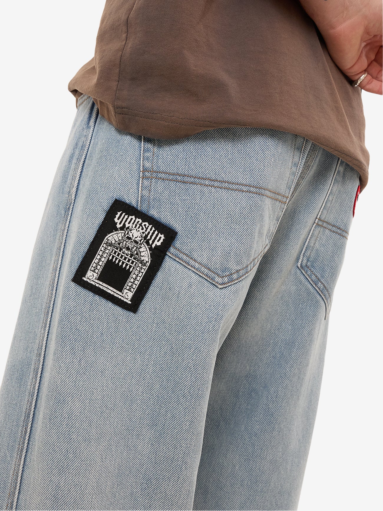 Doom Big Lounger Jean - Bull Denim Blew Dust - Image 7