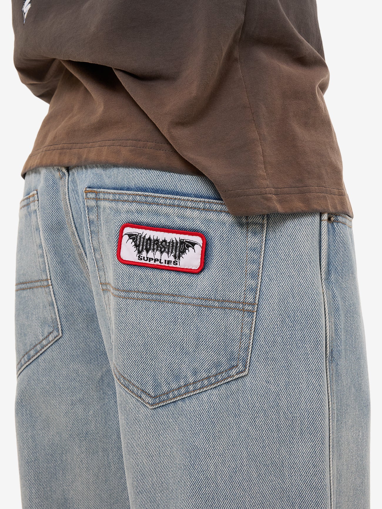 Doom Big Lounger Jean - Bull Denim Blew Dust - Image 8