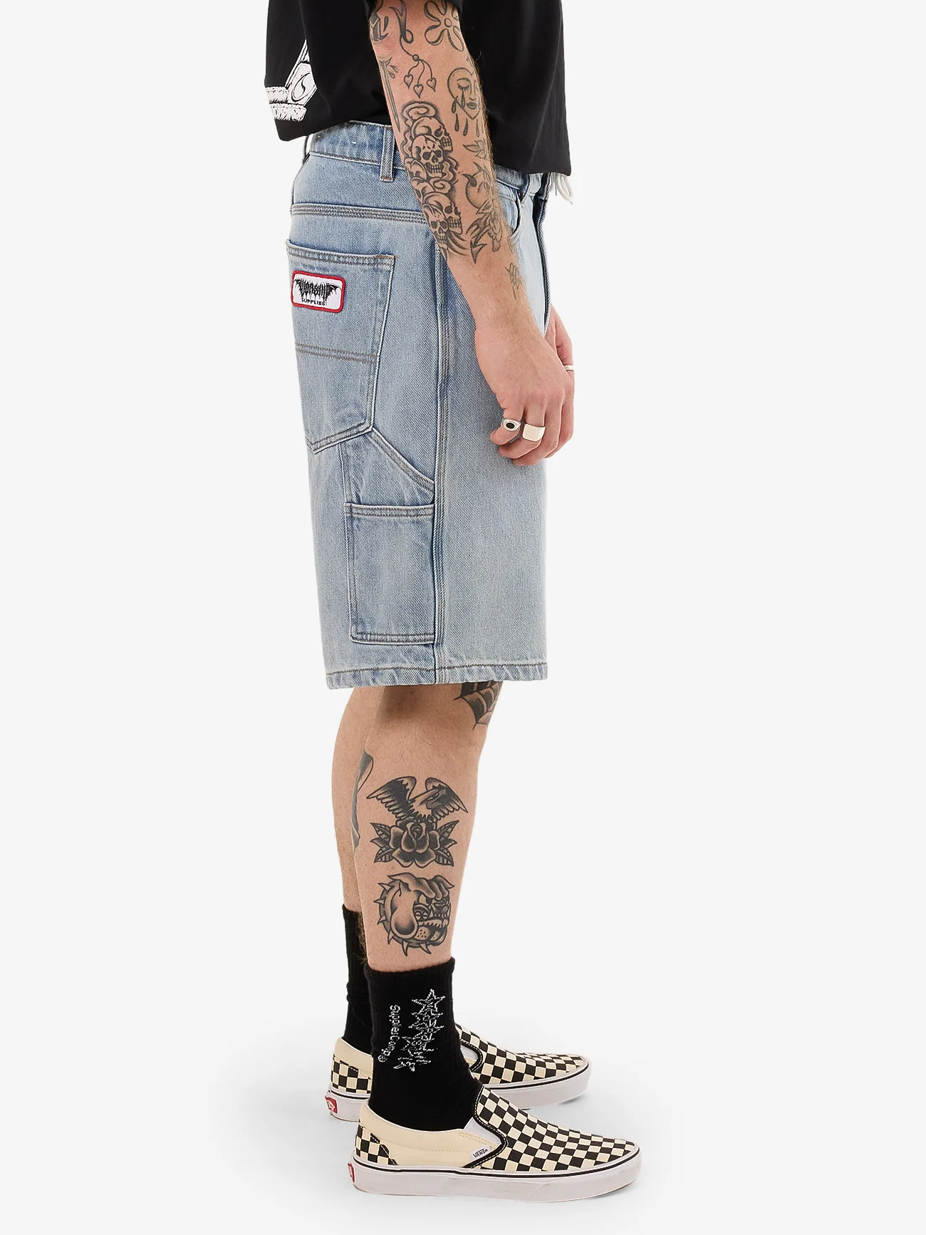 Doom Carpenter Short - Bull Denim Blew Dust - Image 4