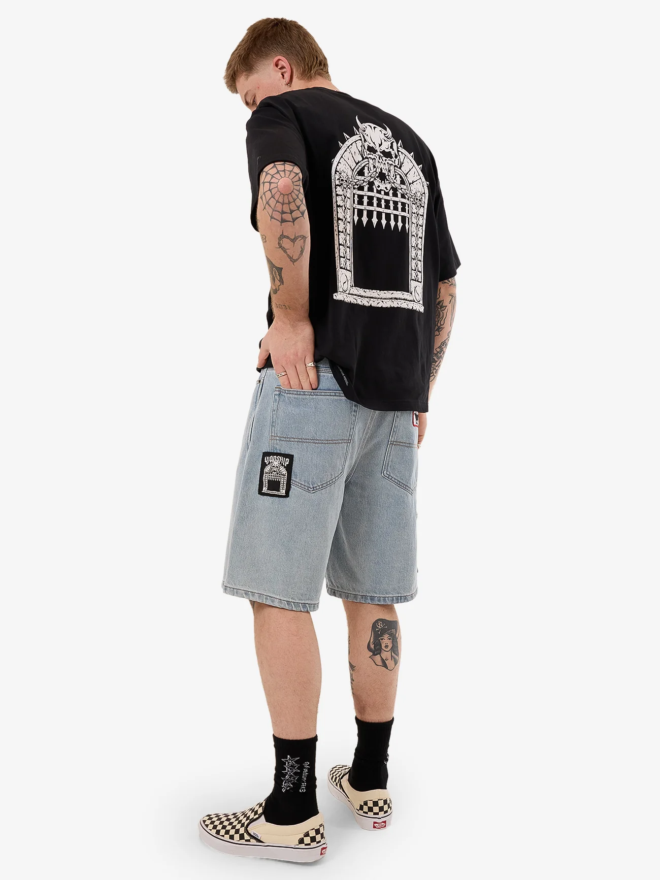 Doom Carpenter Short - Bull Denim Blew Dust - Image 6