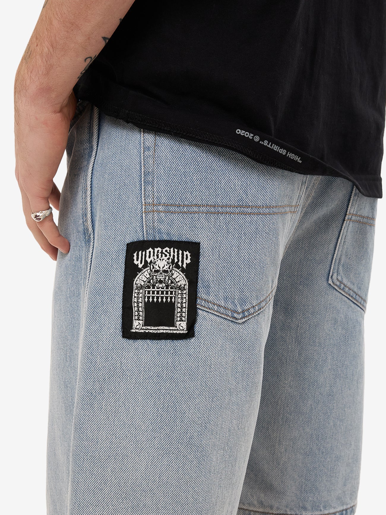 Doom Carpenter Short - Bull Denim Blew Dust - Image 7