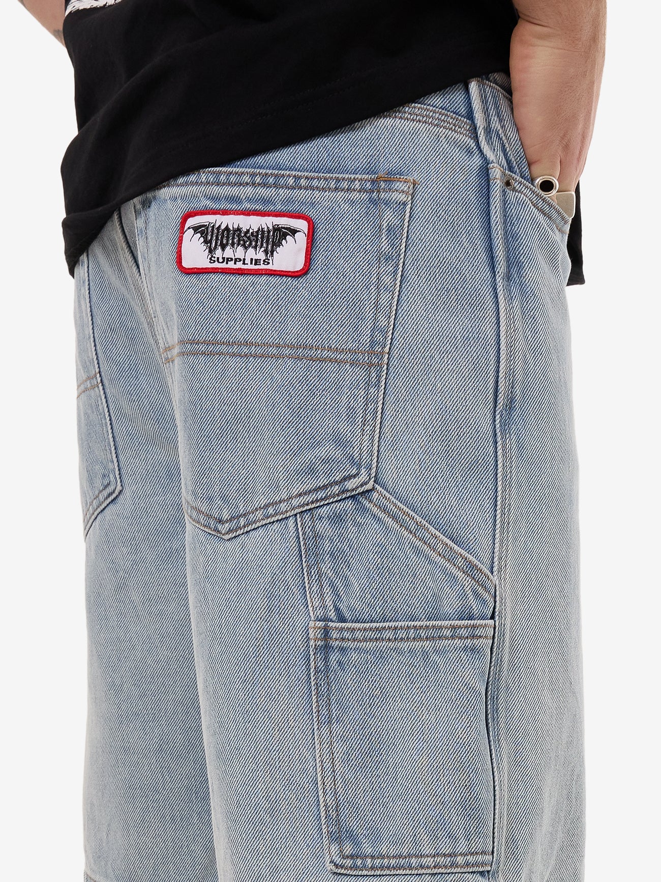 Doom Carpenter Short - Bull Denim Blew Dust - Image 8