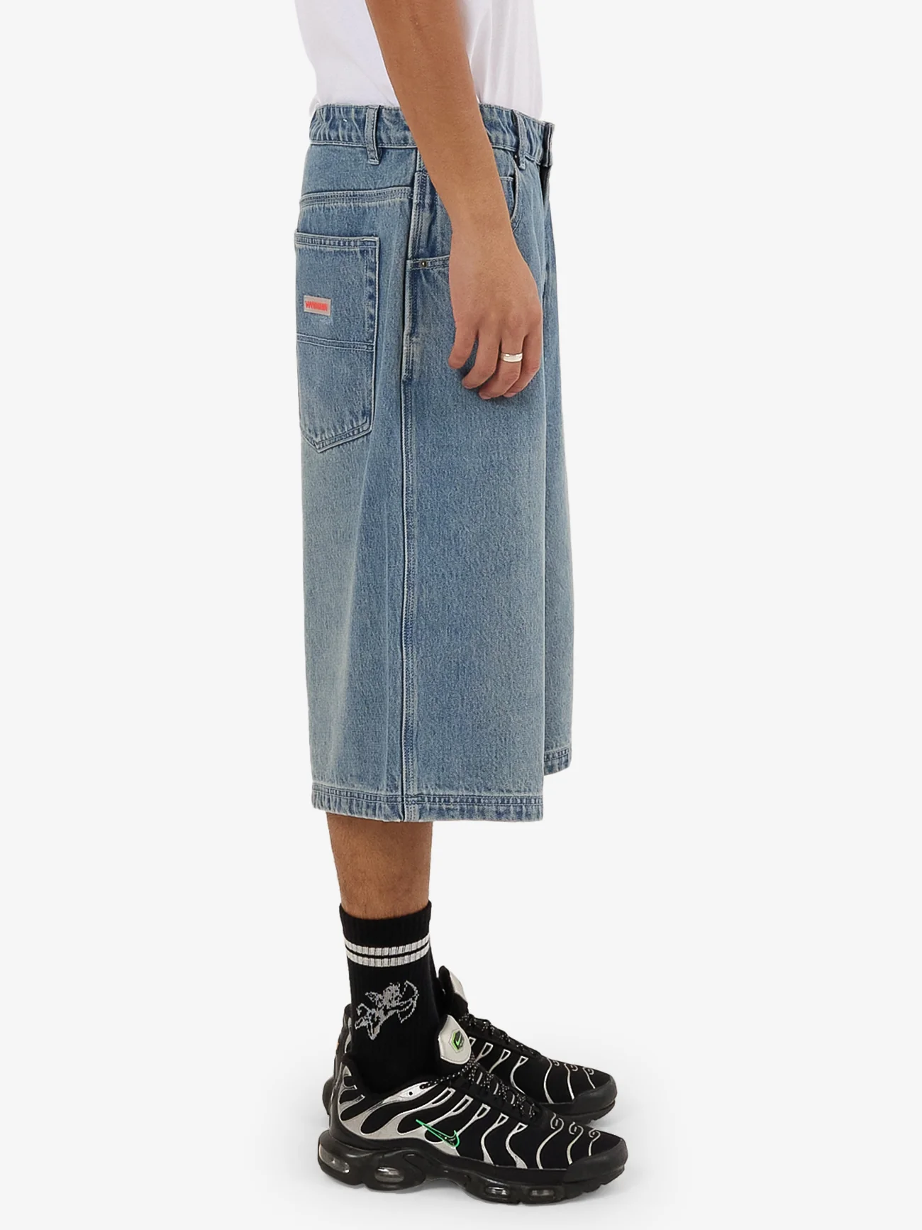 Dozer Jean Short - Dirty Raged Blue - Image 4