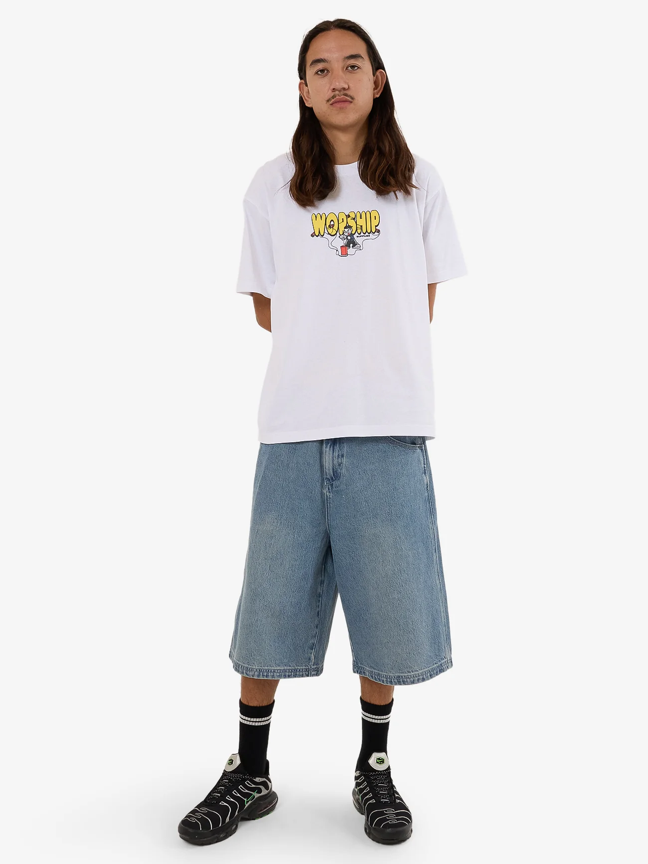 Dozer Jean Short - Dirty Raged Blue - Image 5