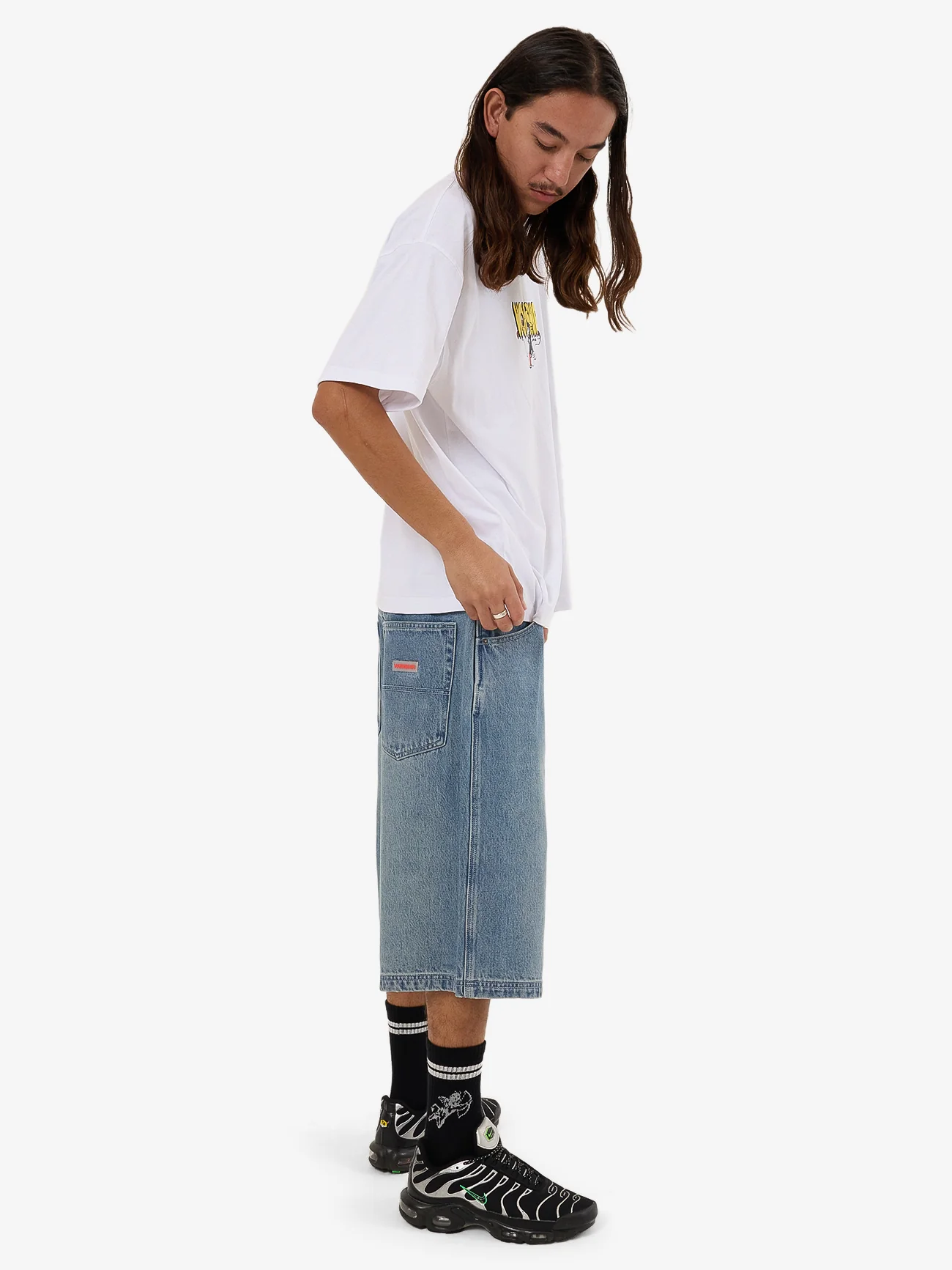Dozer Jean Short - Dirty Raged Blue - Image 6