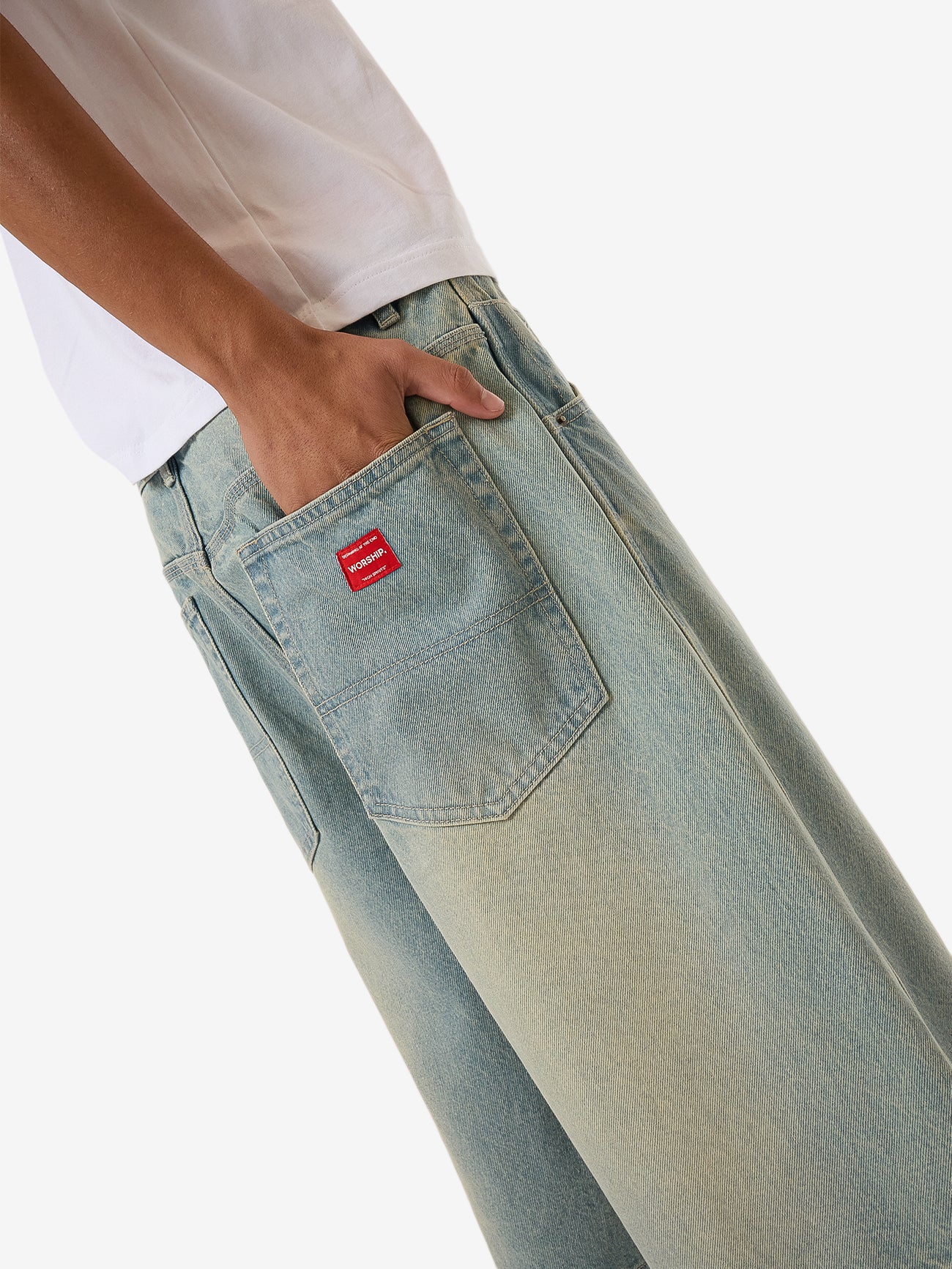 Dozer Jean Short - Toxic Blue - Image 7