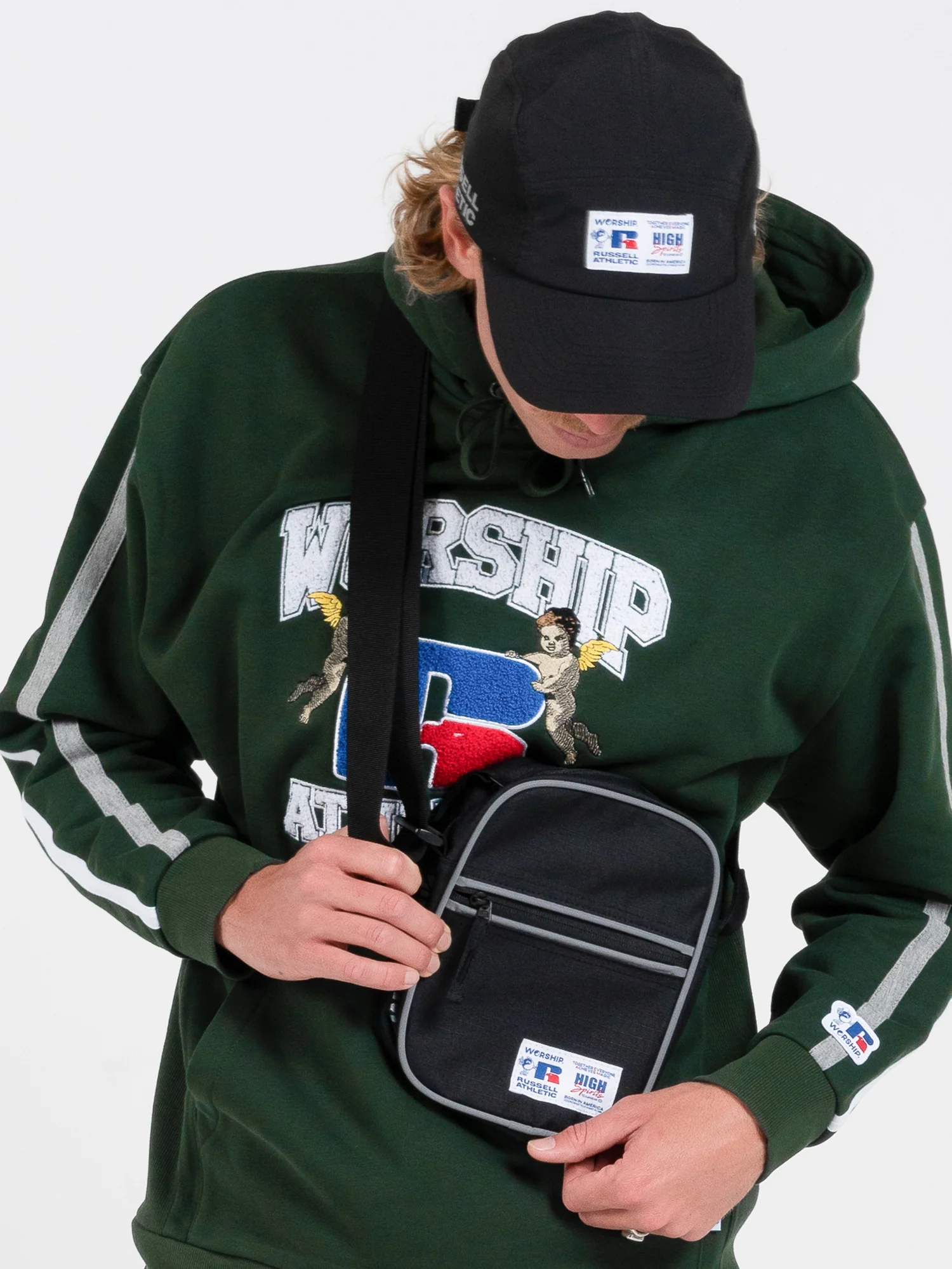 Drill Practice Shoulder Bag - Black - Image 5