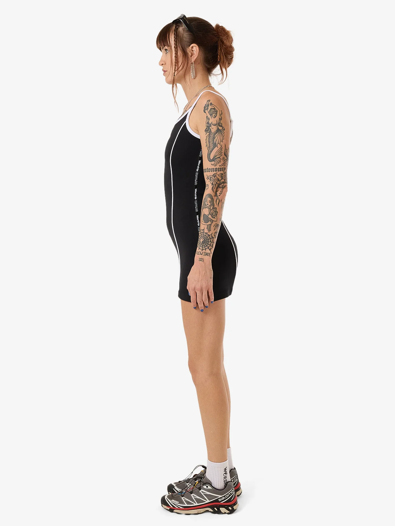 Driver Mini Dress - Black - Image 3