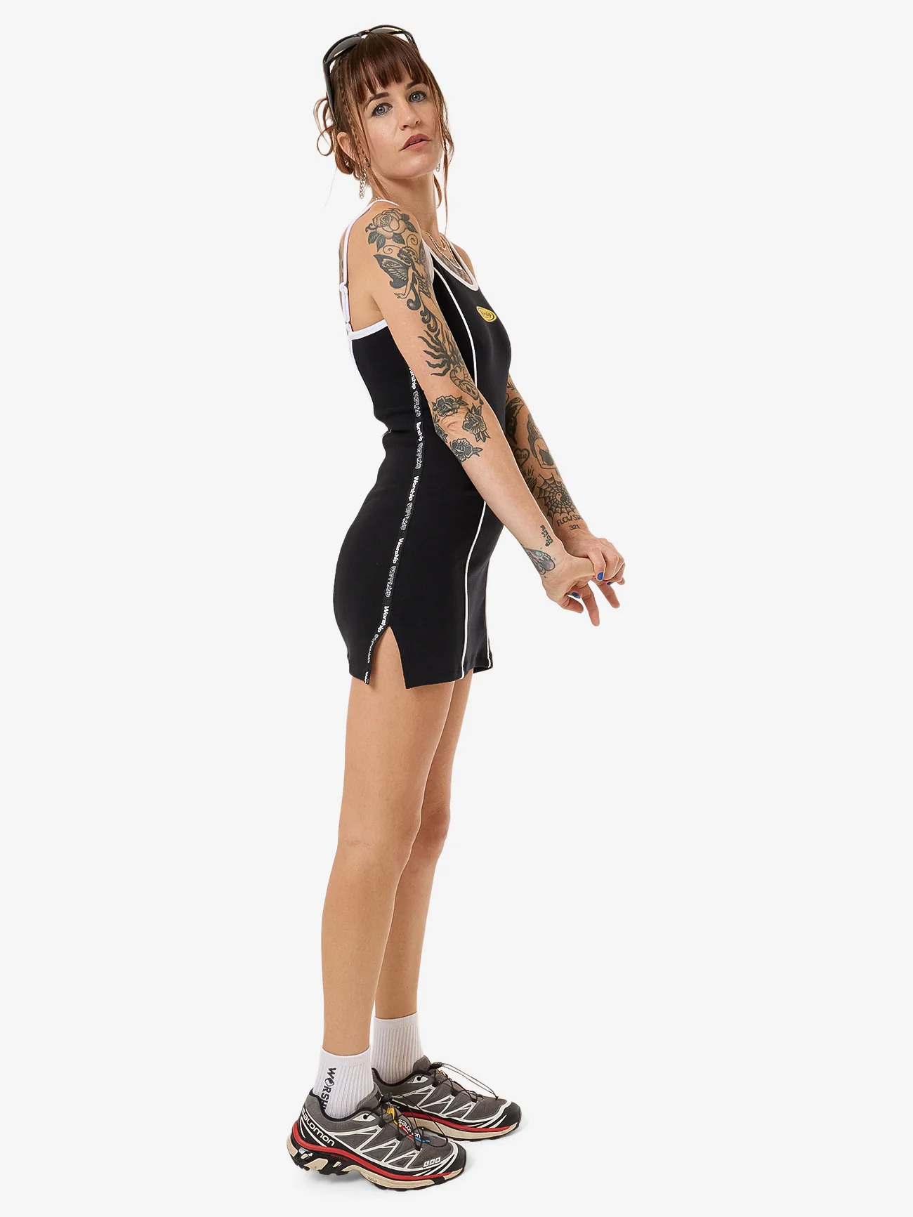 Driver Mini Dress - Black - Image 5