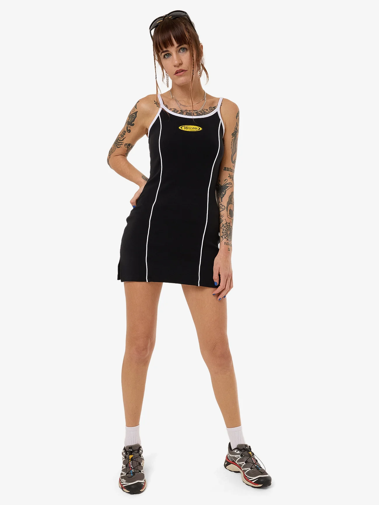 Driver Mini Dress - Black - Image 6