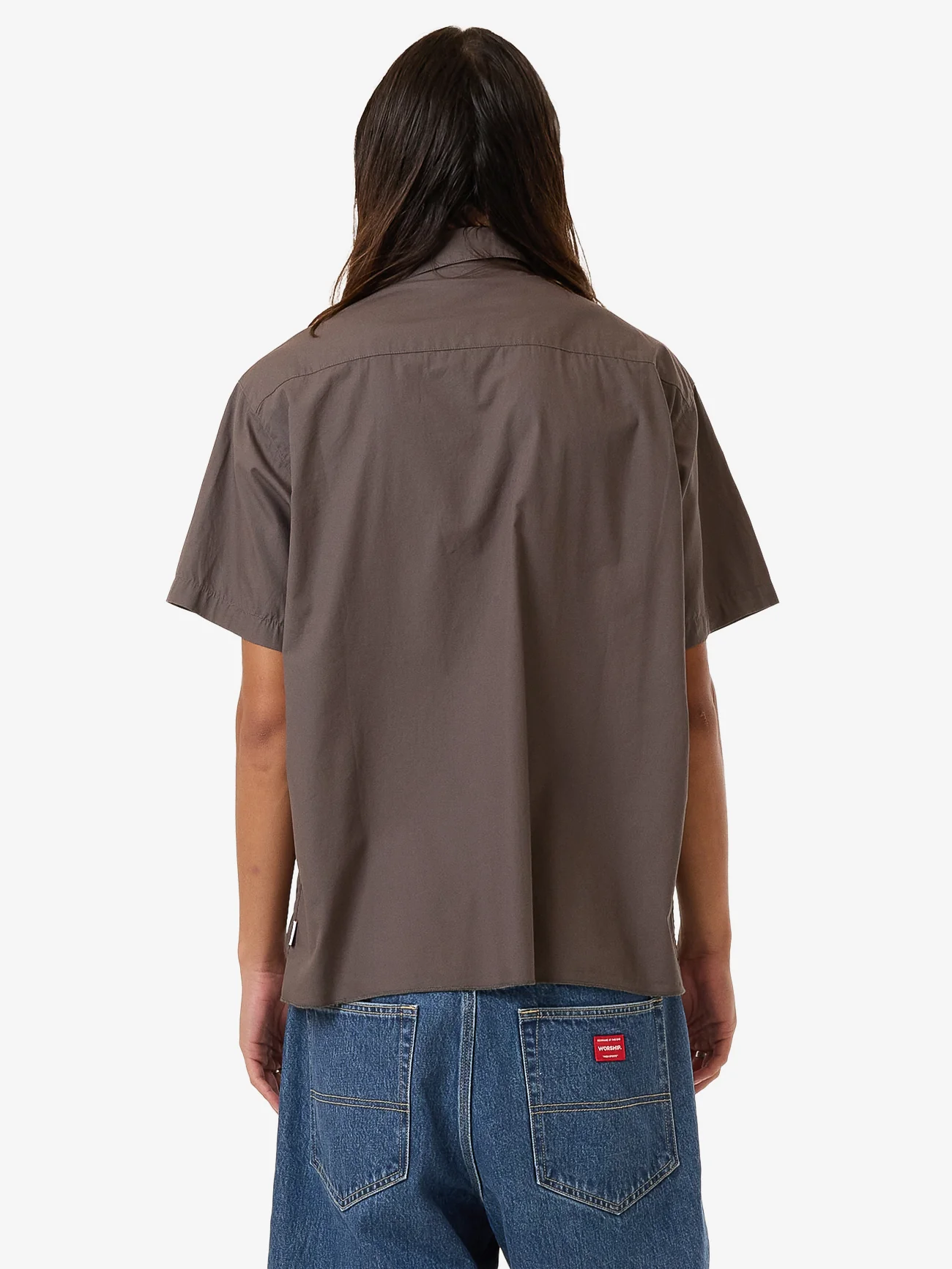 Dry Paint Short Sleeve Shirt - Worn Black - Image 2
