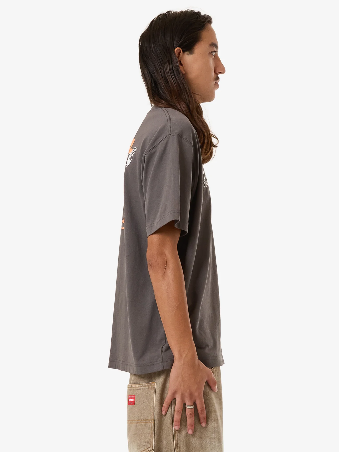 Dry Paint  Tee - Worn Black - Image 4