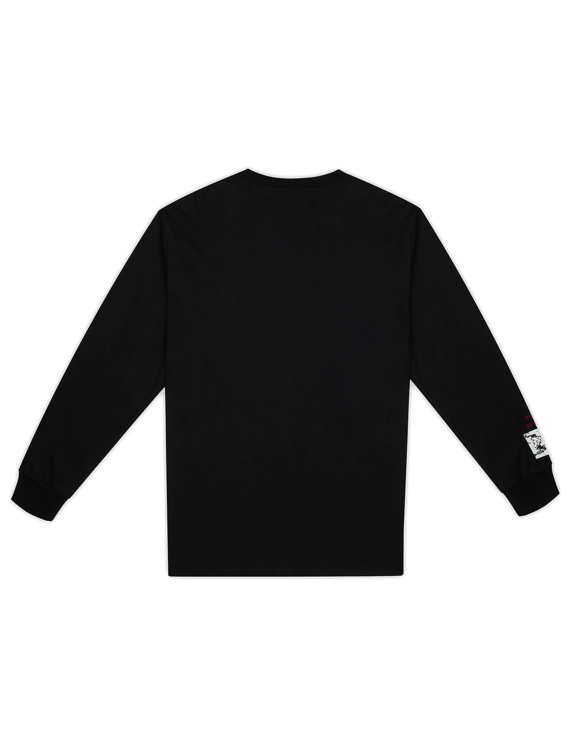 Eruption Long Sleeve Tee - Washed Black - Image 2