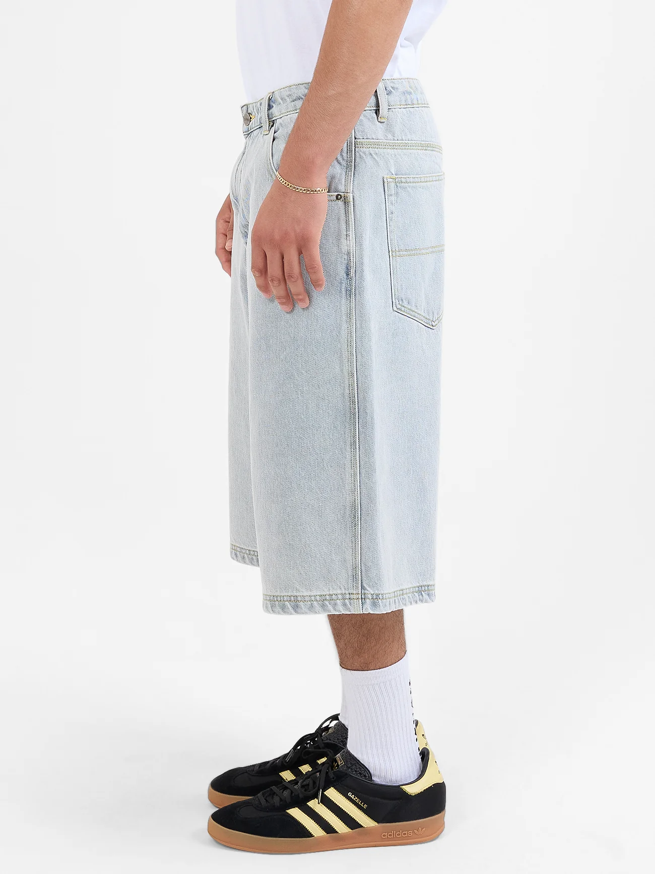 Eternal Dozer Jeanshort - Arctic Blue - Image 4