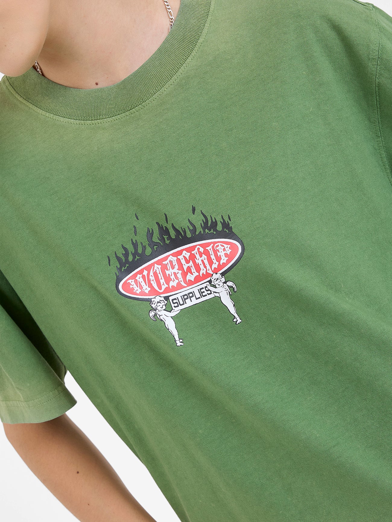 Eternal Regular Fit Tee - Artichoke Green - Image 6