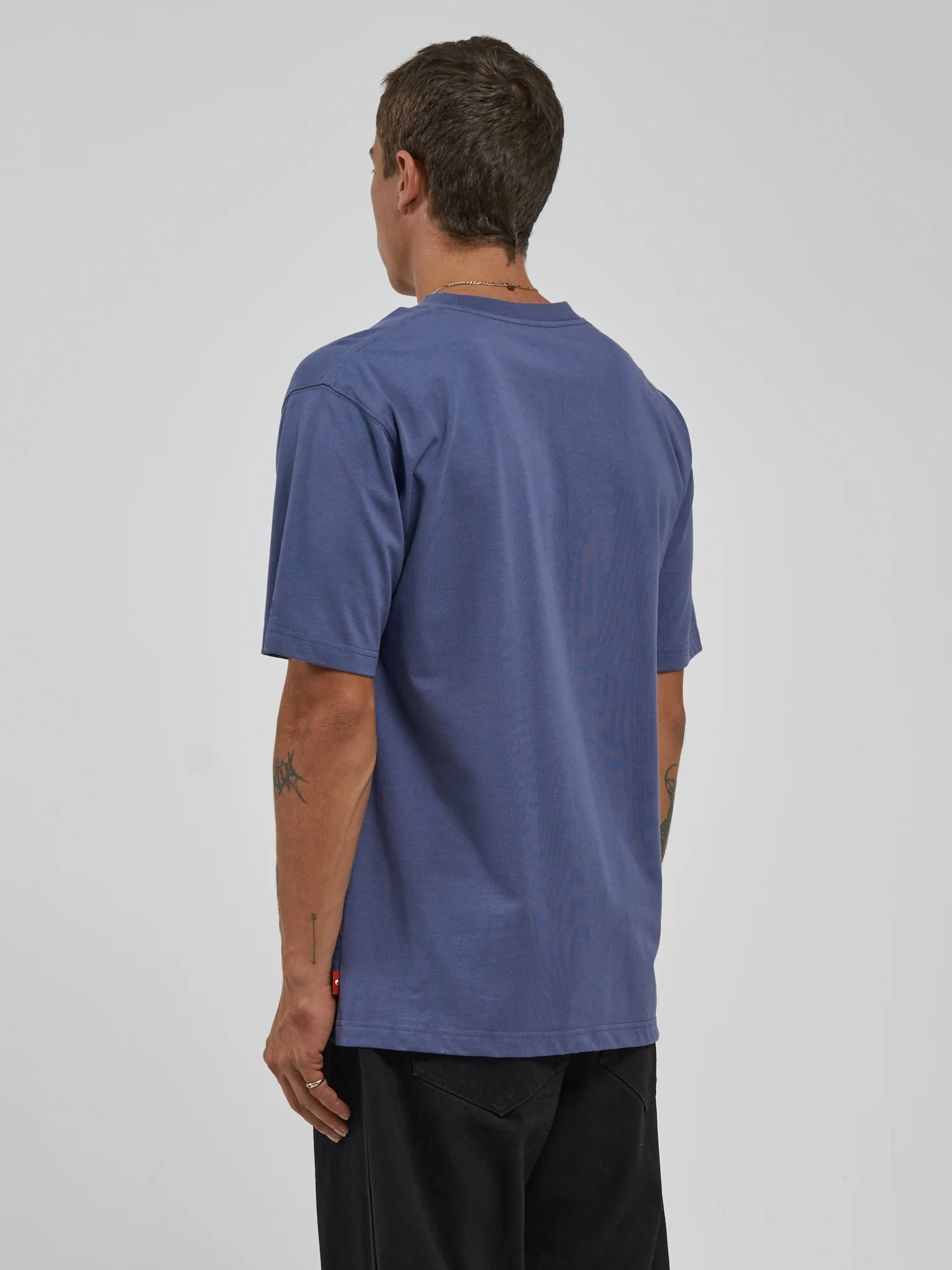 Every Minute Tee - Bleached Denim - Image 4