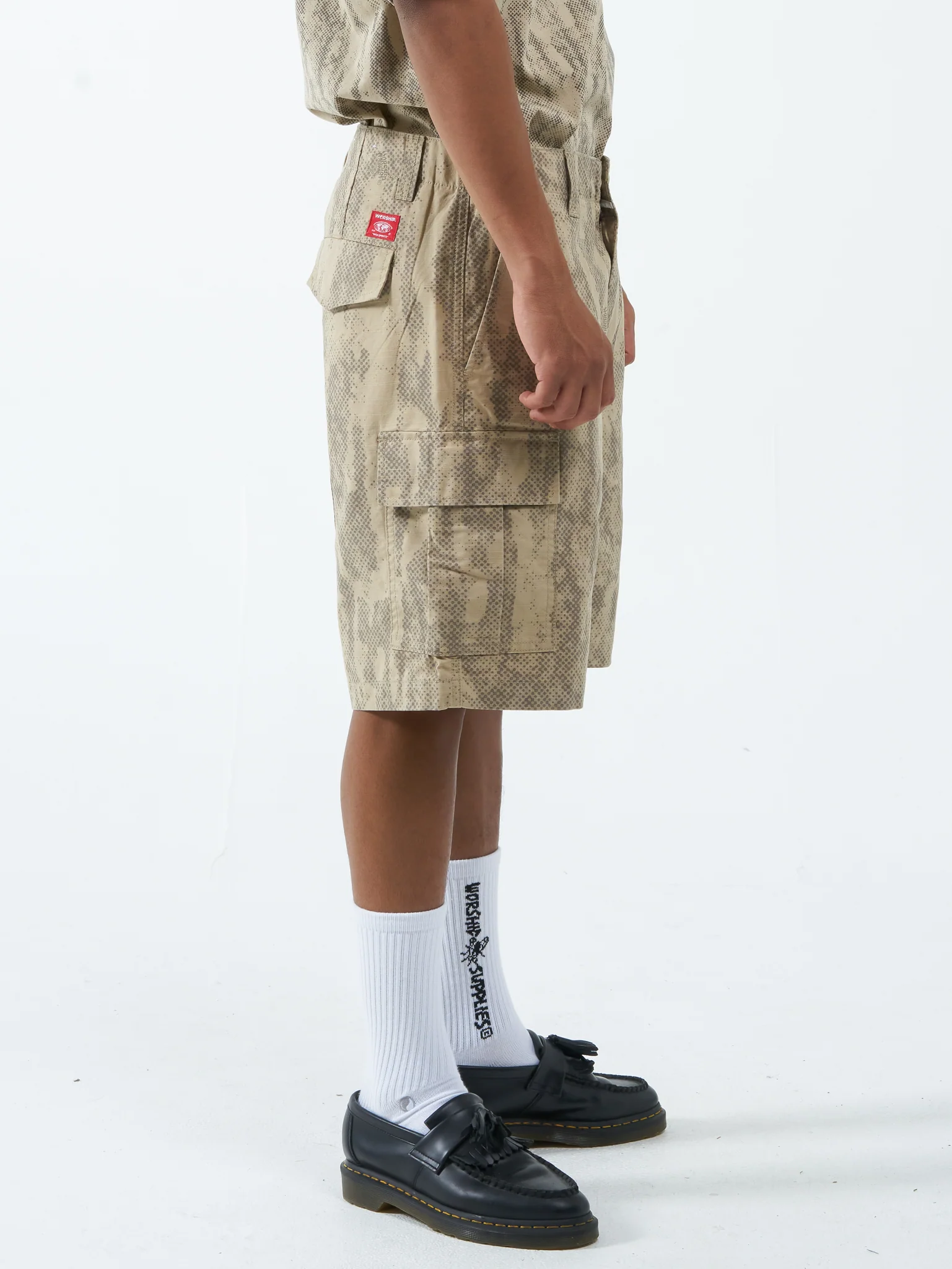 Five Pointer Cargo Short - Sandy Taupe - Image 4