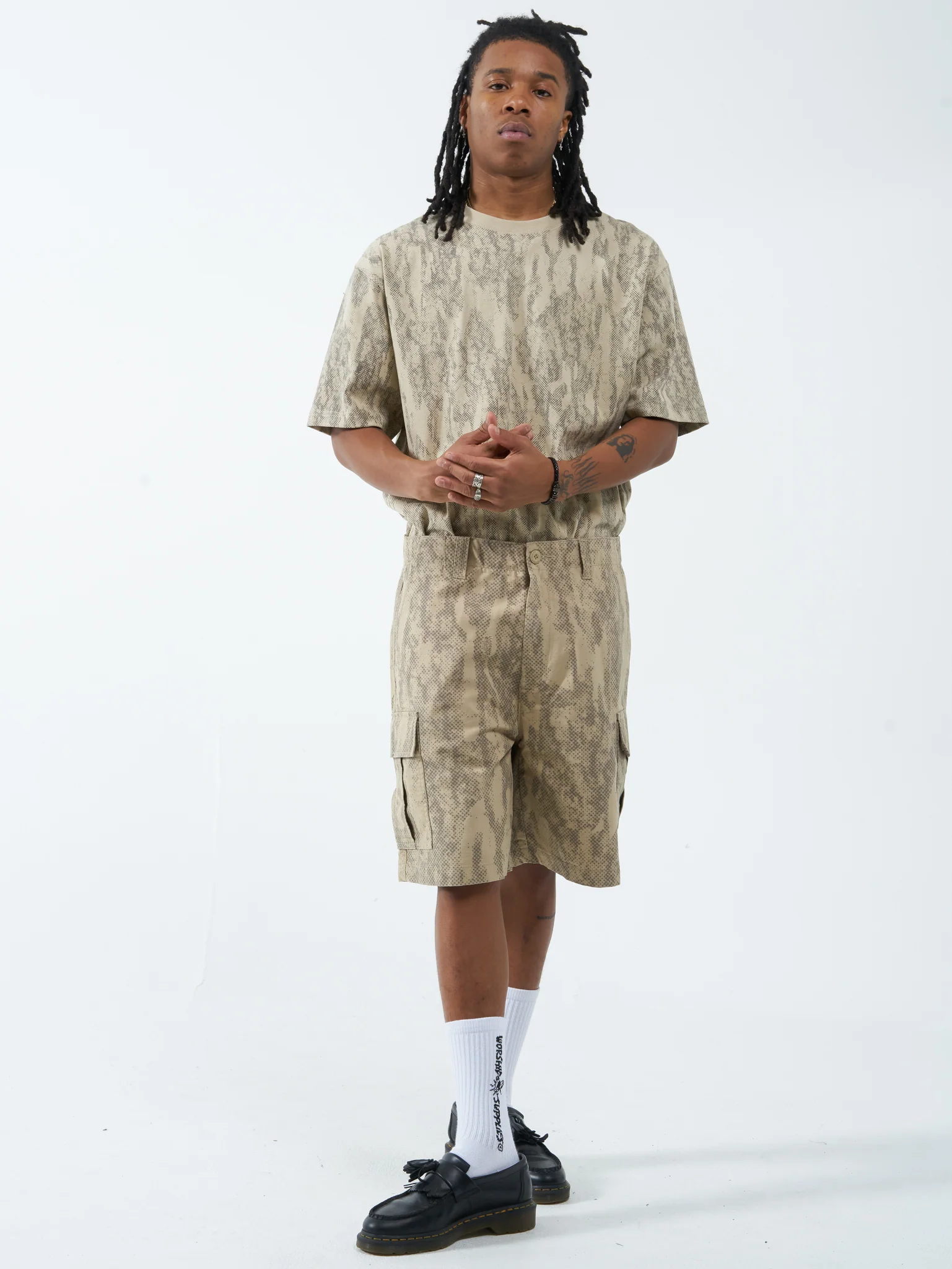 Five Pointer Cargo Short - Sandy Taupe - Image 5