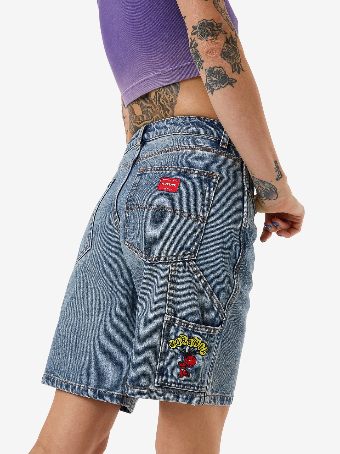 Floater Carpenter Short - Storm Blue - Image 7