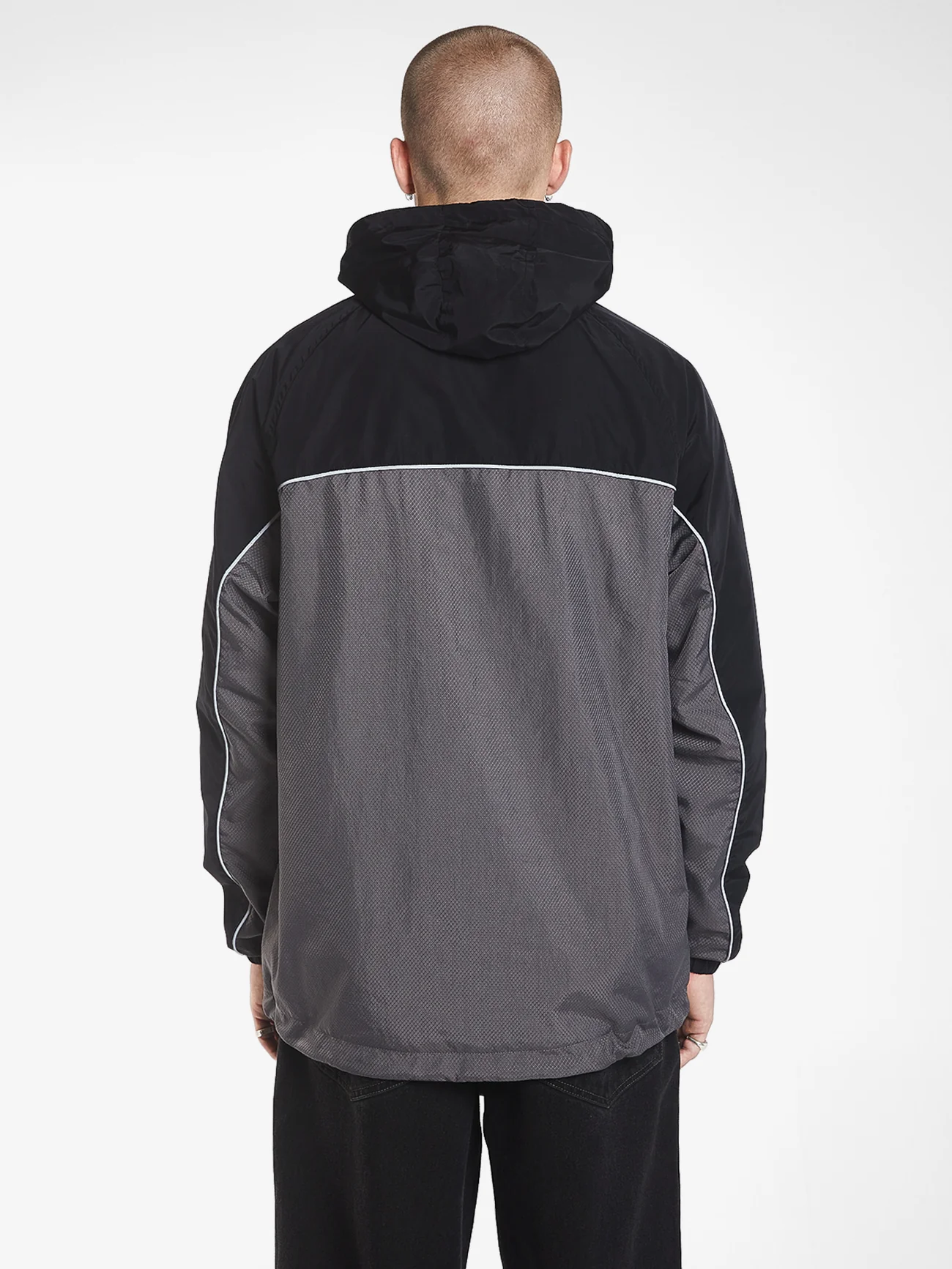 Forever Zip Anorak Jacket - Black - Image 2
