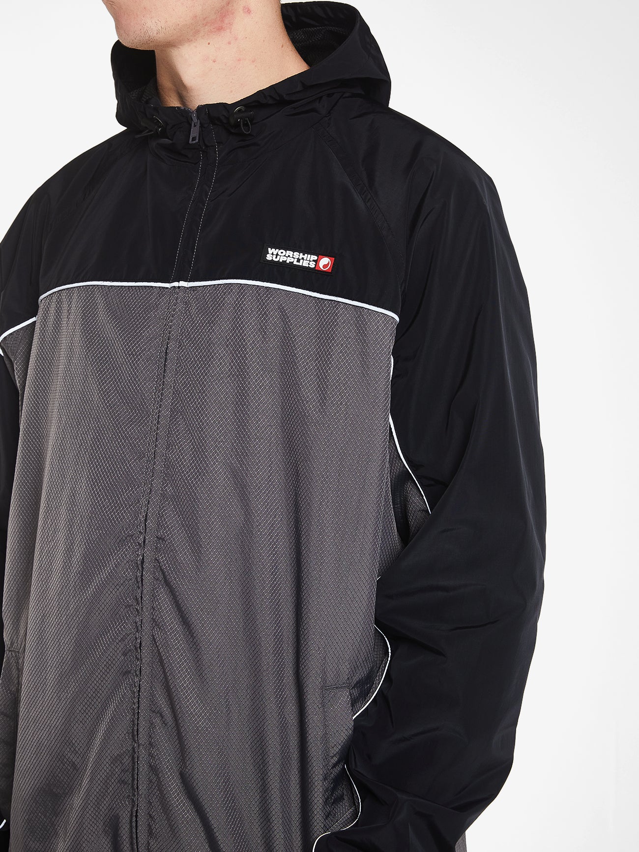 Forever Zip Anorak Jacket - Black - Image 4