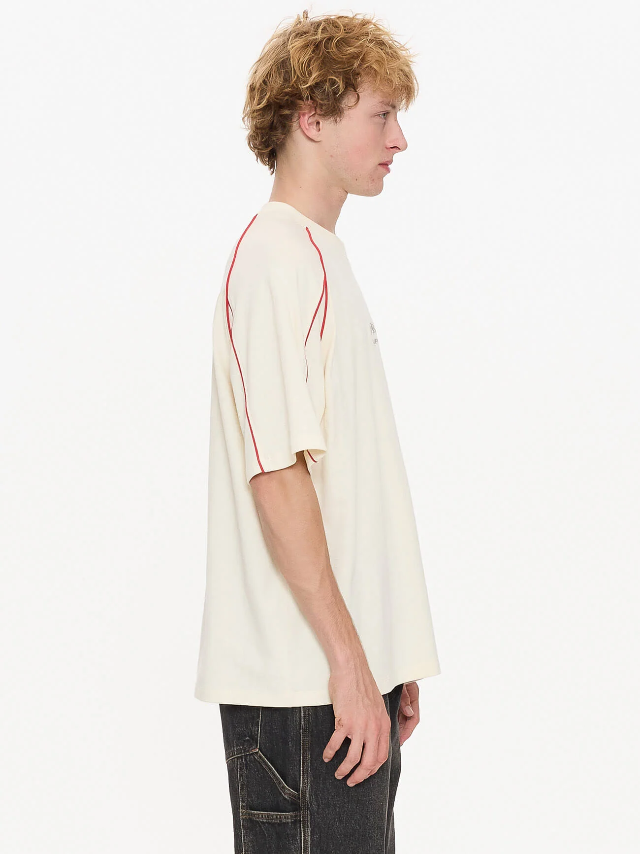 Frequency 2 Panel Oversize Raglan Tee - Zine - Image 2