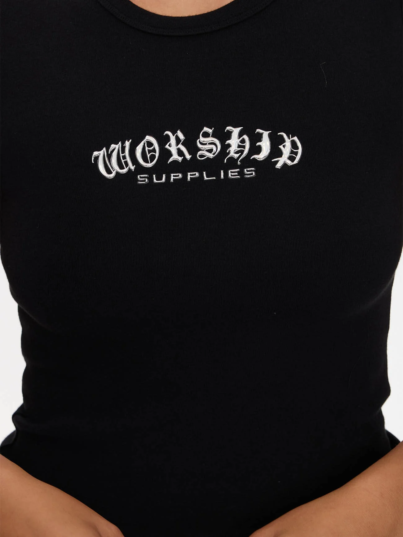 Frequency Cap Sleeve Tee - Black - Image 2