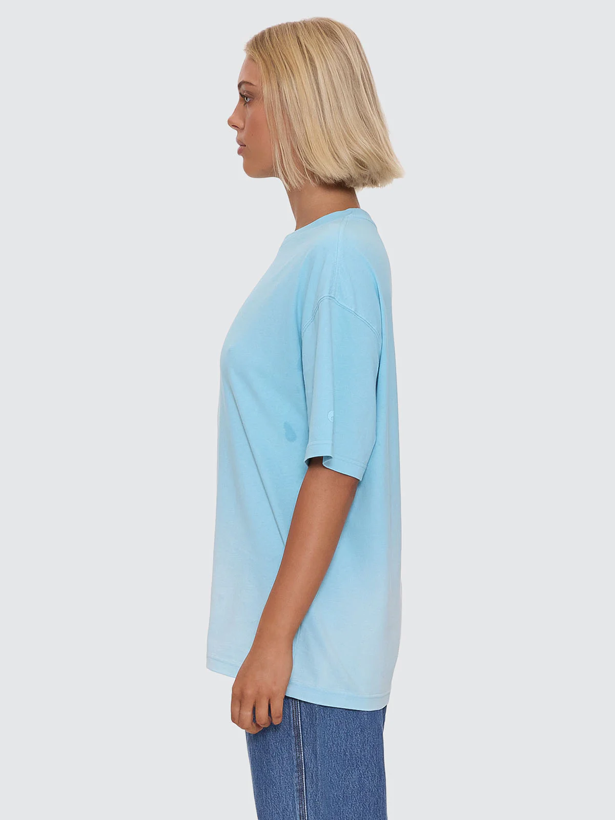 Fresh Air Relaxed Fit Tee - Blue Mint Fade - Image 4