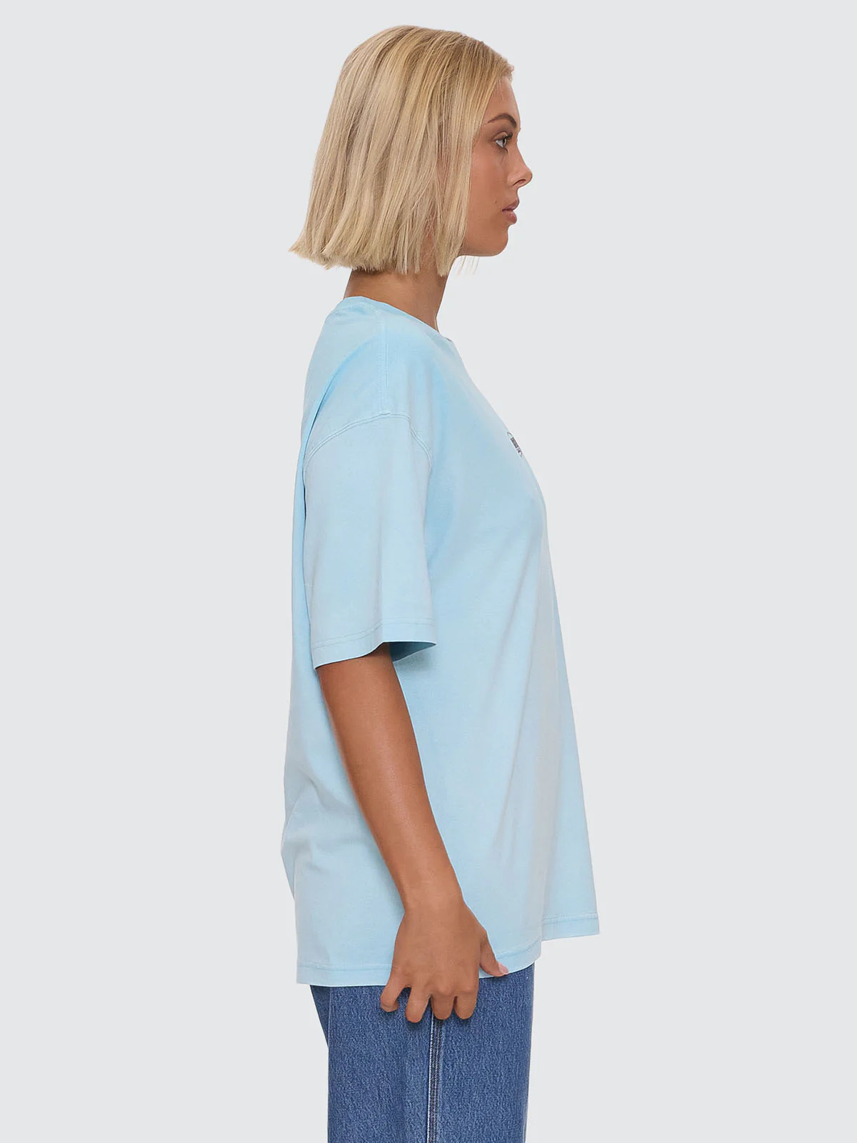 Fresh Air Relaxed Fit Tee - Blue Mint Fade - Image 7