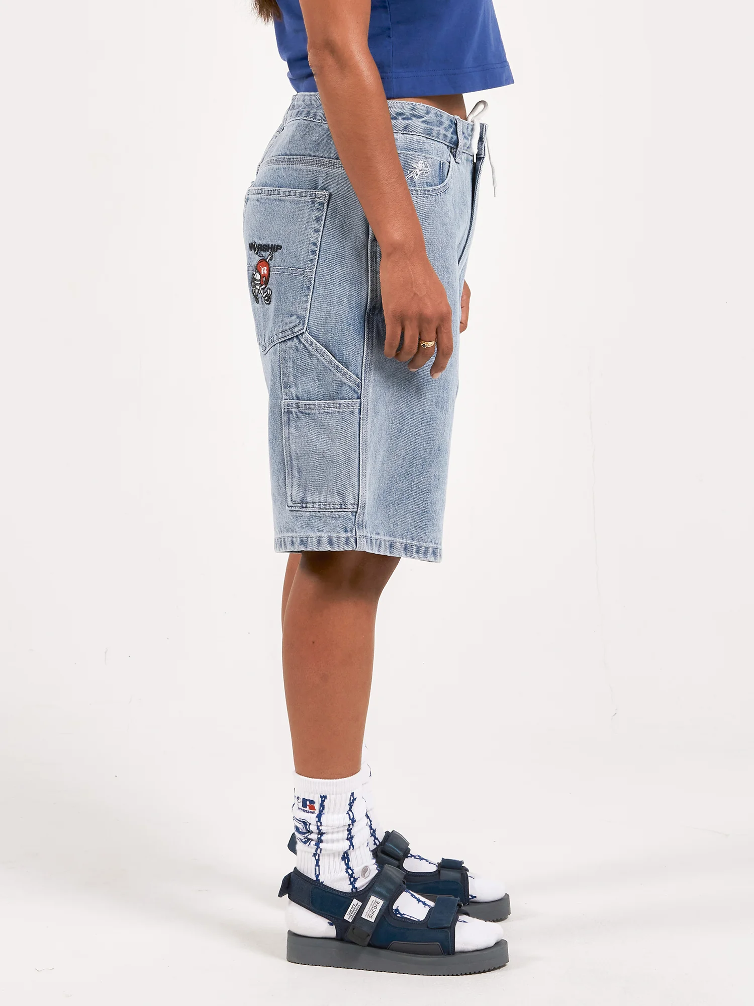 Fumbler Carpenter Jean Short - Spirit Blue - Image 7