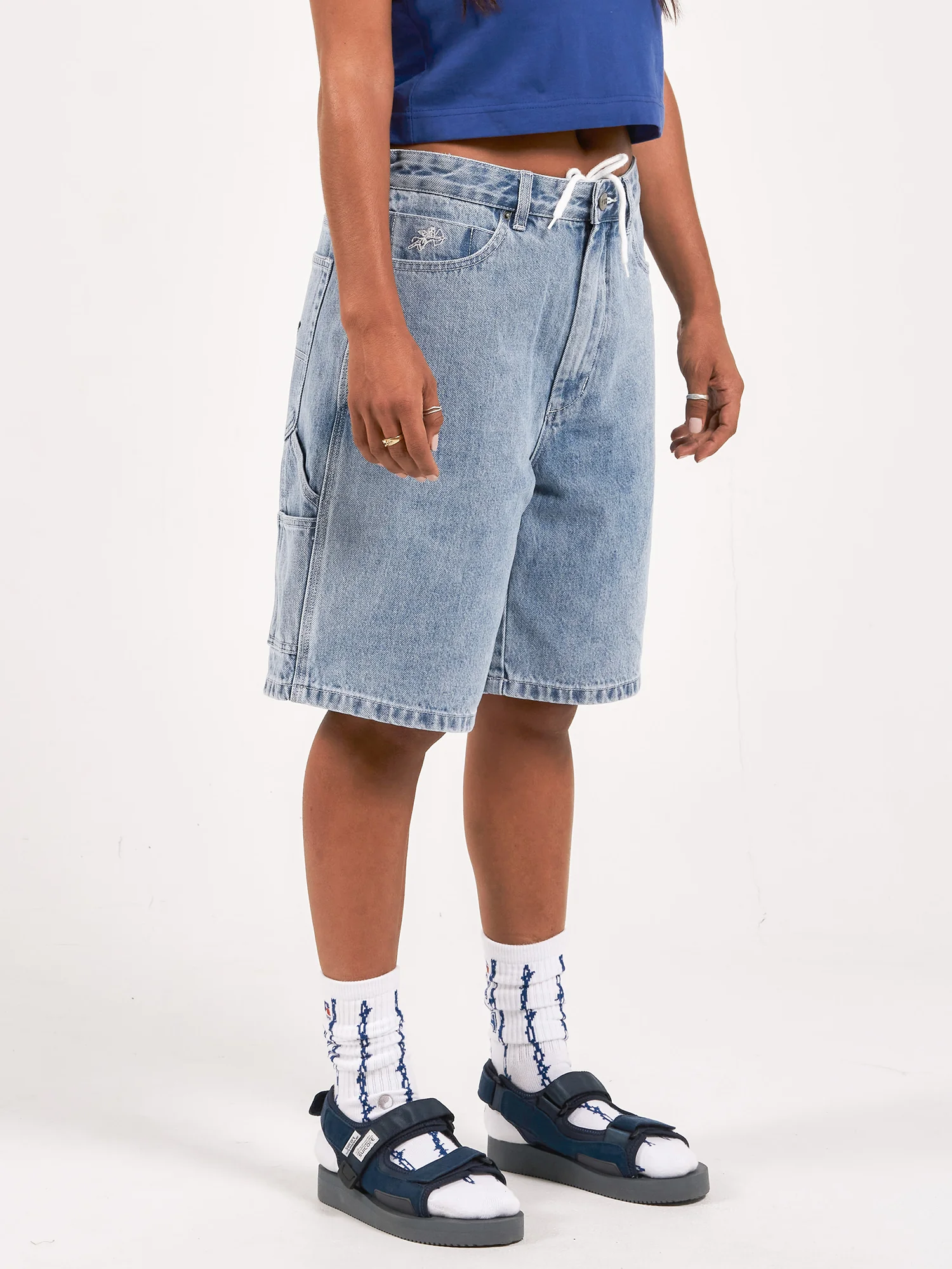 Fumbler Carpenter Jean Short - Spirit Blue - Image 8