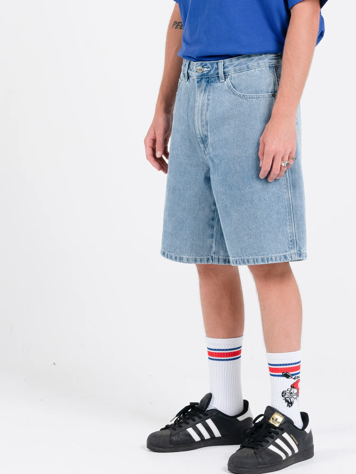 Fumbler Carpenter Jean Short - Spirit Blue - Image 3
