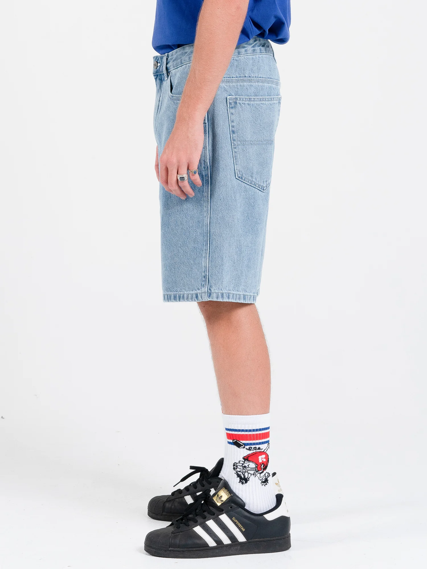 Fumbler Carpenter Jean Short - Spirit Blue - Image 4