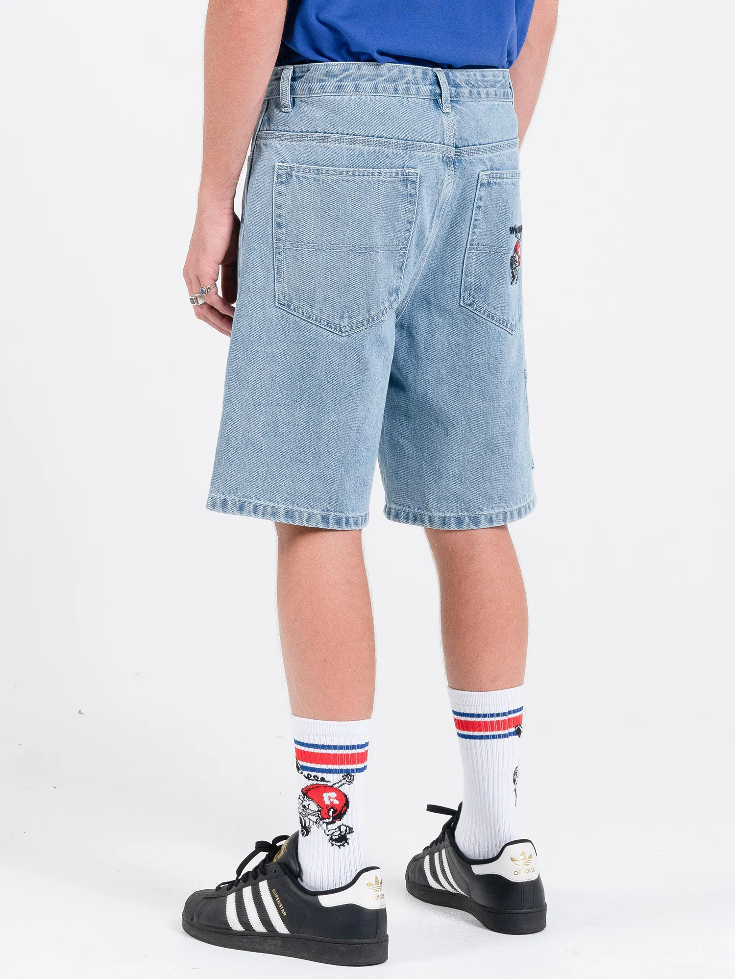 Fumbler Carpenter Jean Short - Spirit Blue - Image 5