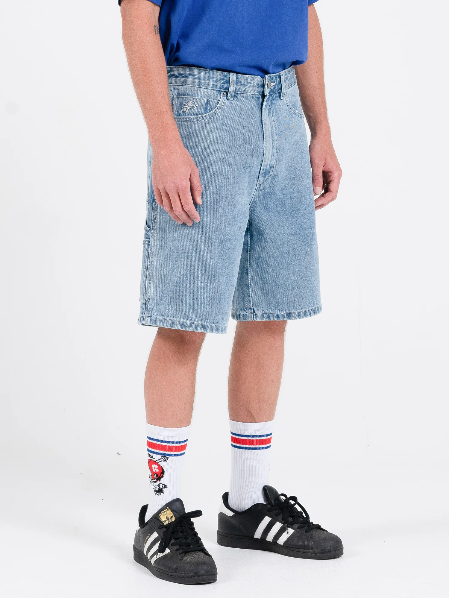 Fumbler Carpenter Jean Short - Spirit Blue - Image 8