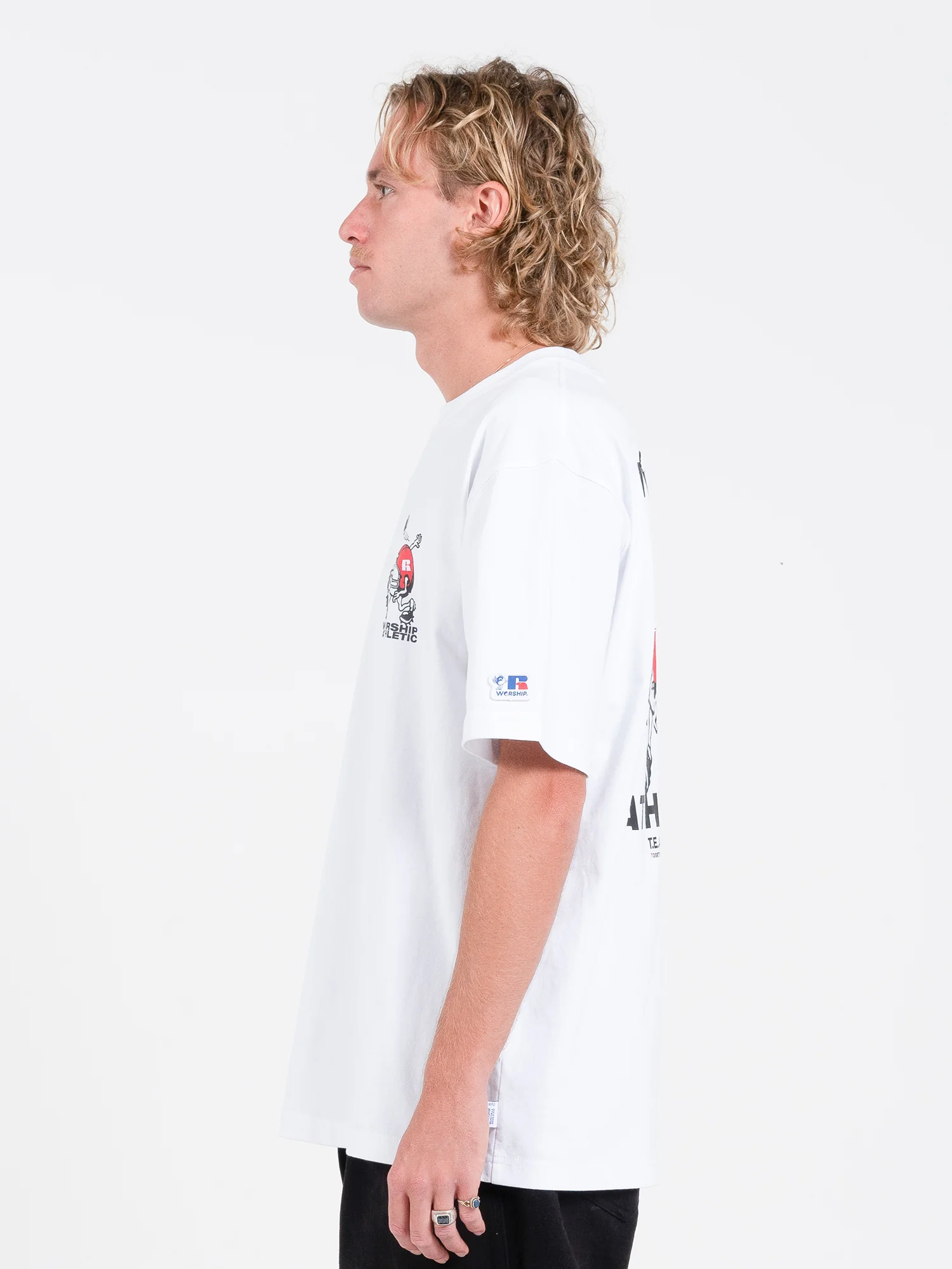 Fumbler Tee - White - Image 4