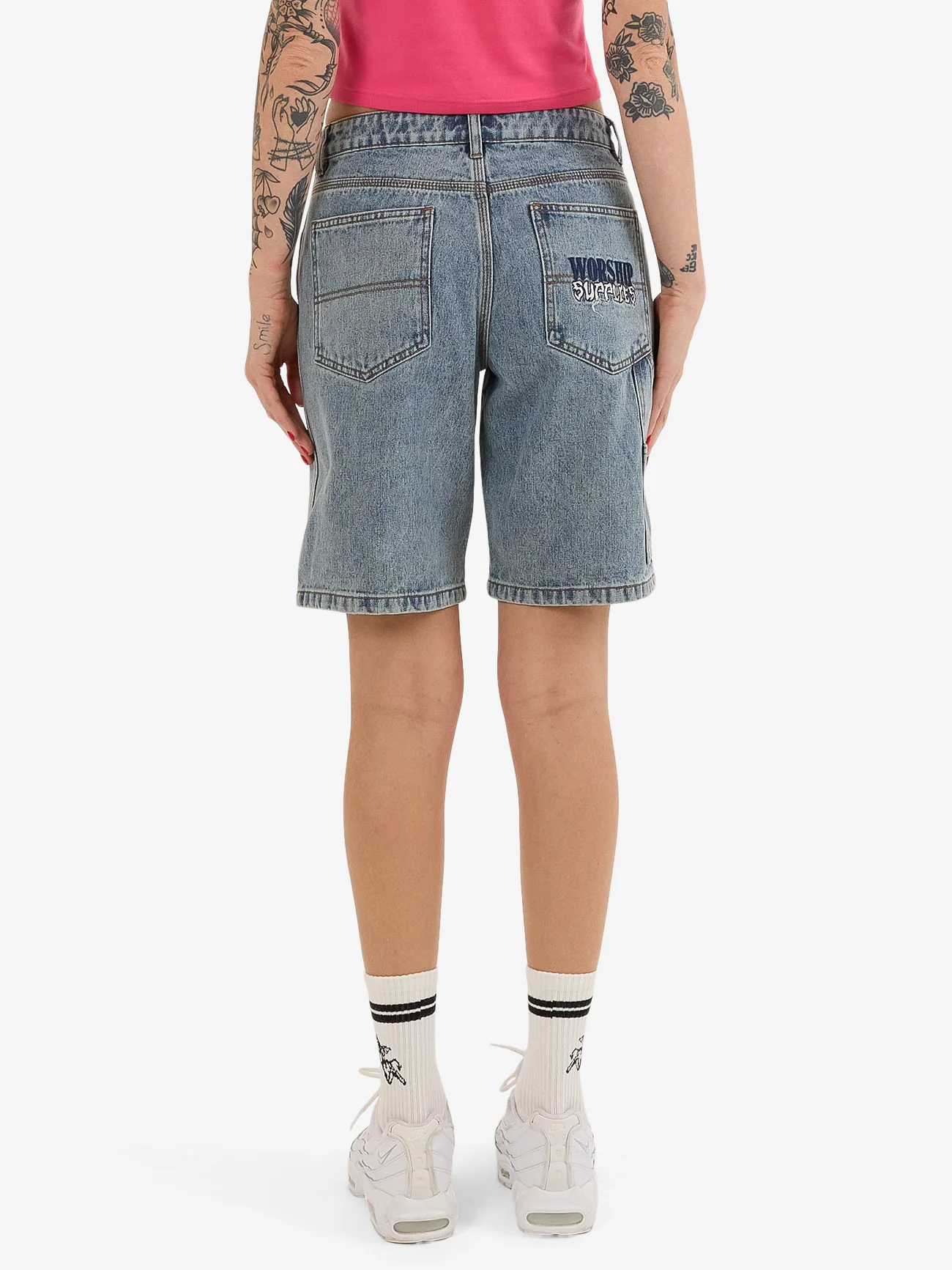 Get A Grip Carpenter Short - Stone Blue - Image 2