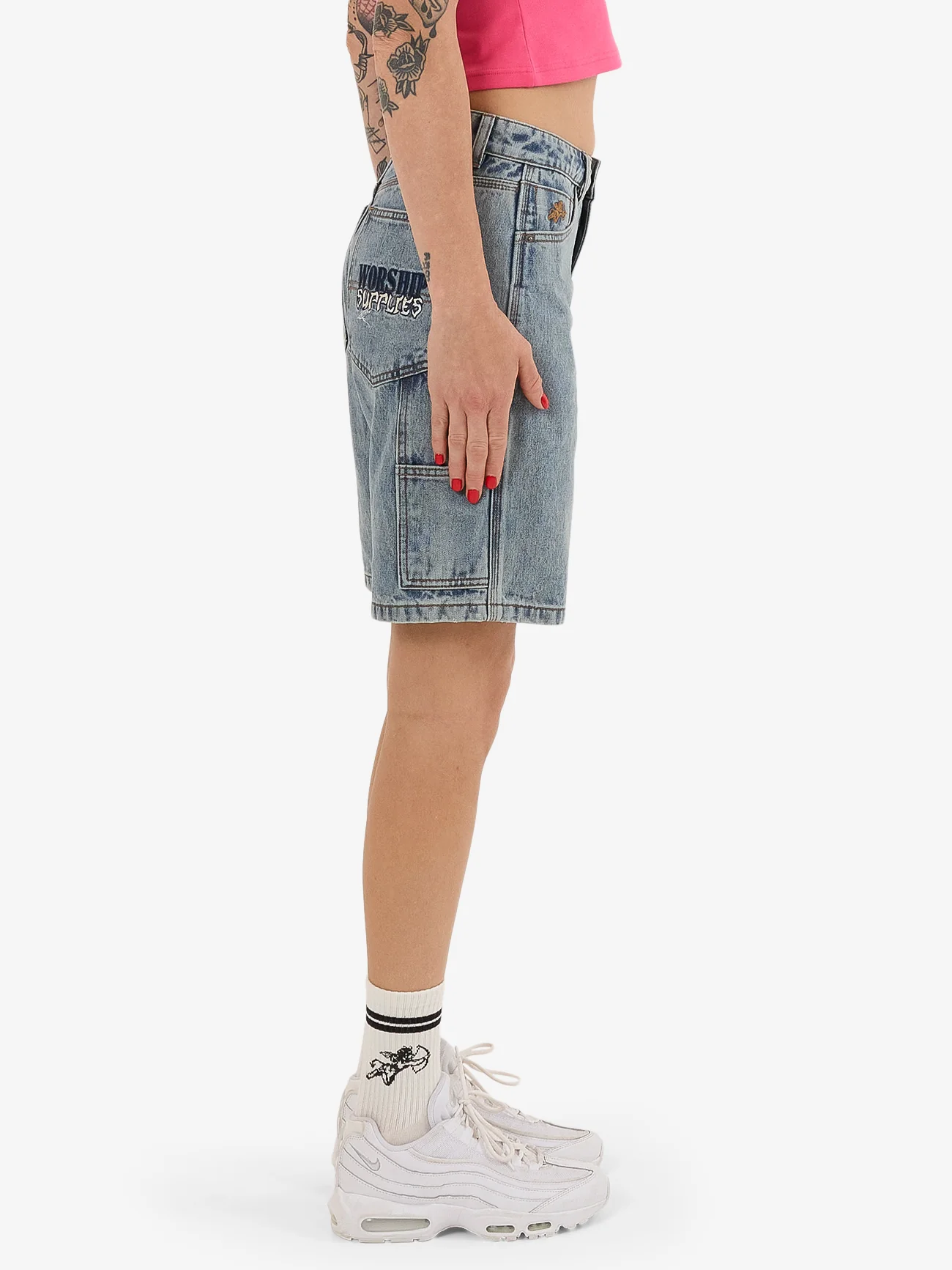 Get A Grip Carpenter Short - Stone Blue - Image 4