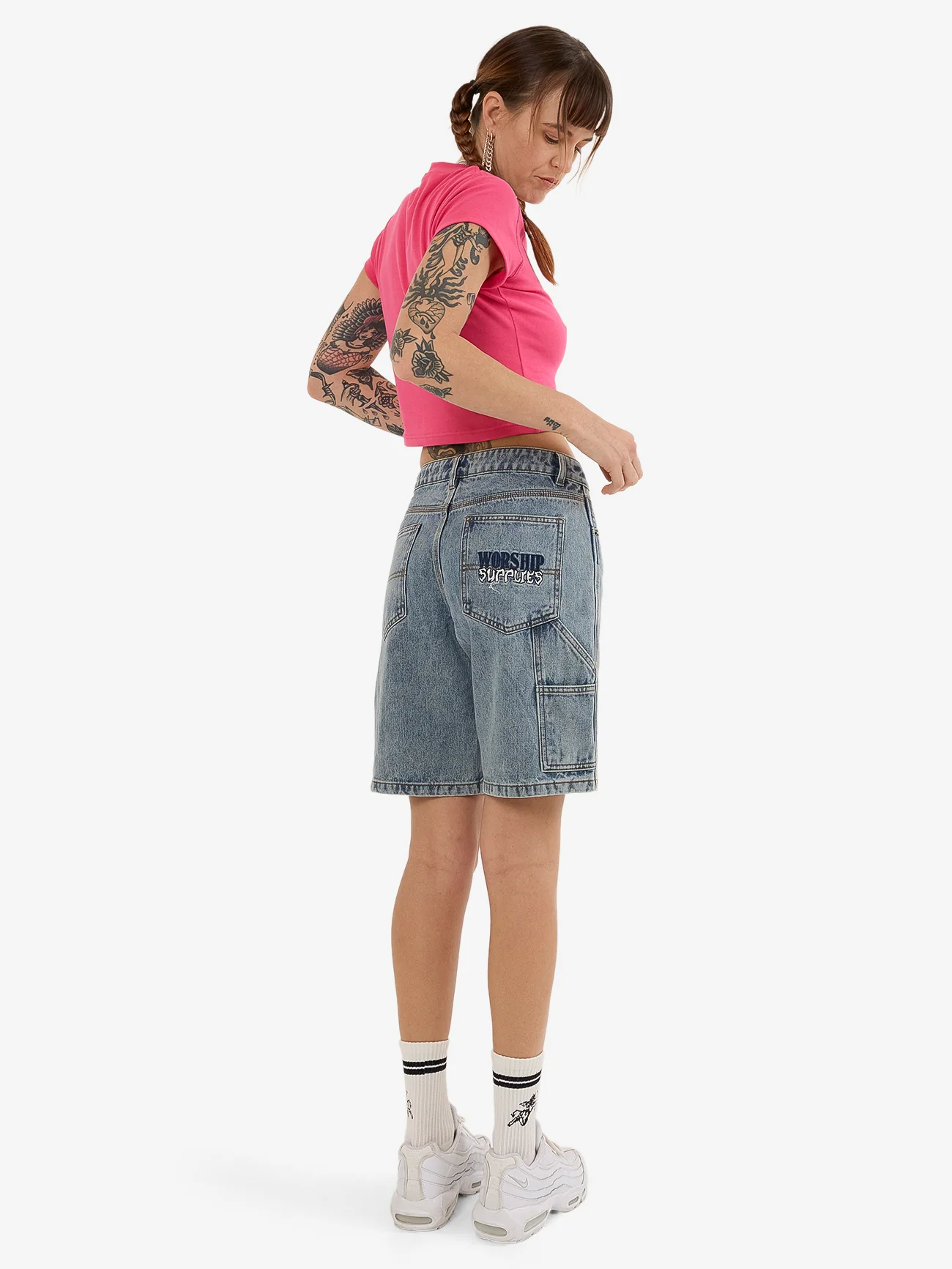Get A Grip Carpenter Short - Stone Blue - Image 5