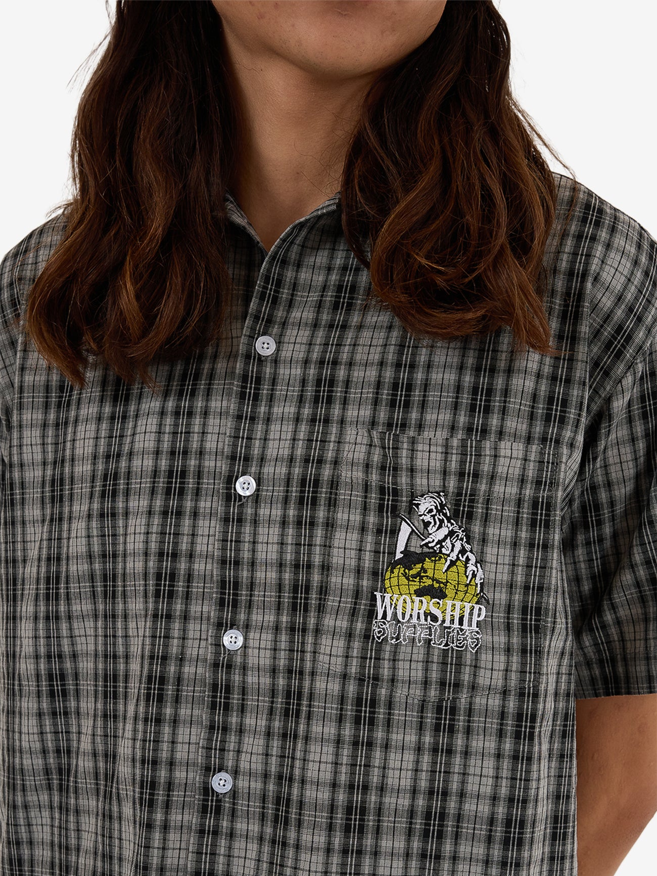 Get A Grip Short Sleeve Shirt - Grey - Image 6