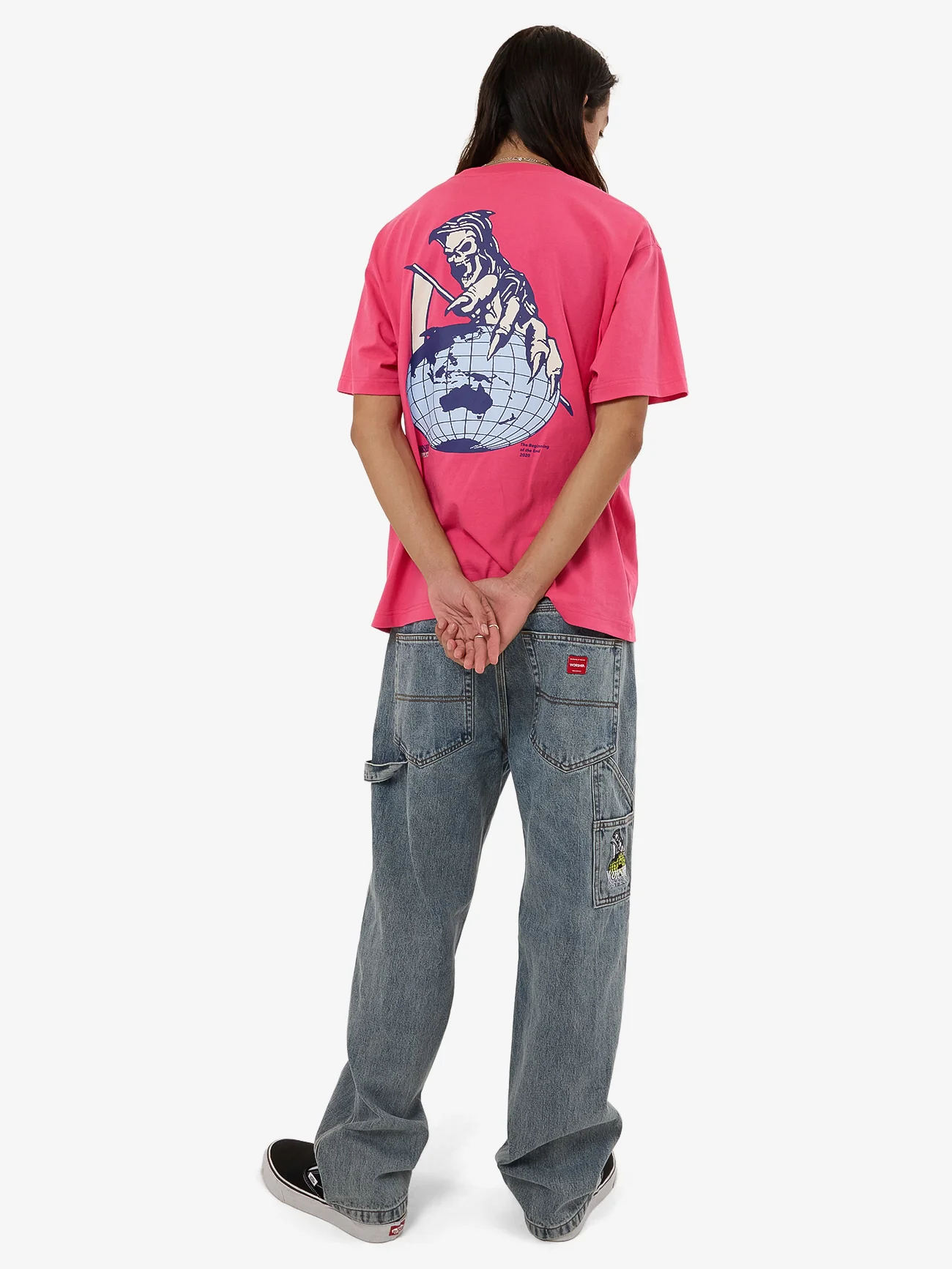 Get A Grip Tee - Magenta - Image 6