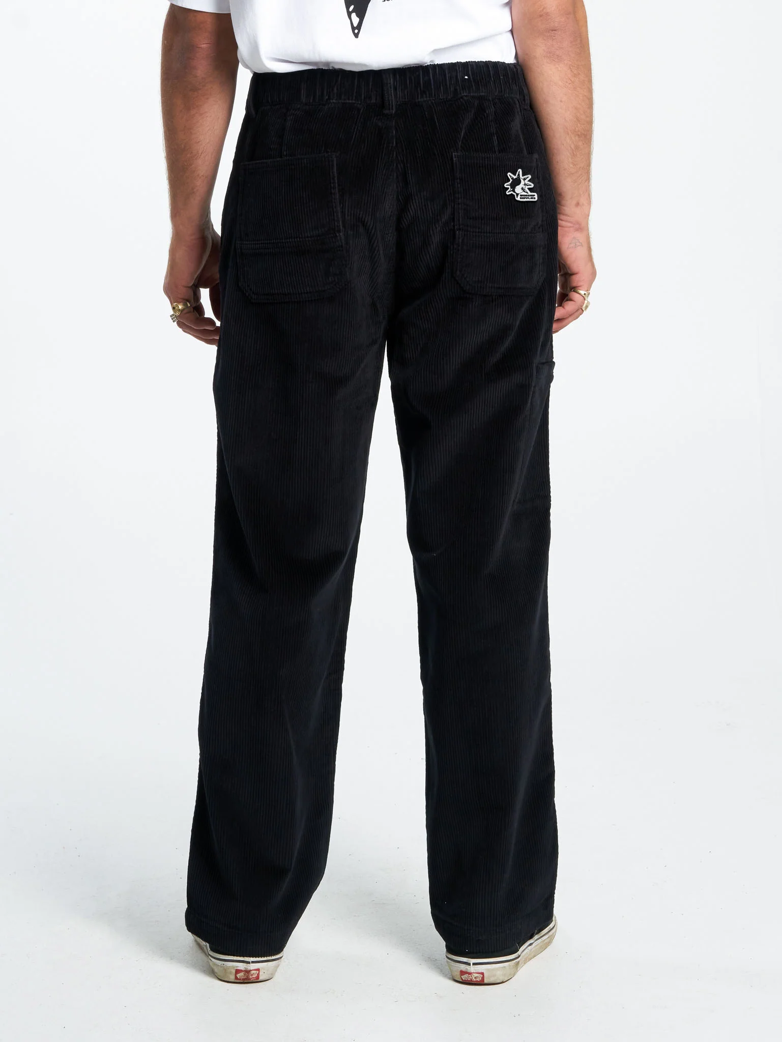 Get Away Elastic Cord Pant - Black - Image 2